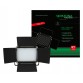 LED Photo and Video Light with 216 adjustable RGB LEDs incl. remote control., PATONA Premium
